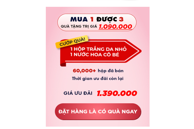 Mua vien uong Hanvely duoc tang qua - Viên uống trắng da Hanvely uống trong bao lâu để duy trì hiệu quả?