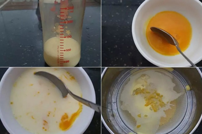 Cách làm bánh flan cho bé bằng sữa công thức đúng chuẩn pha sua bot voi long do trung ga - Cách làm bánh flan cho bé bằng sữa công thức đúng chuẩn