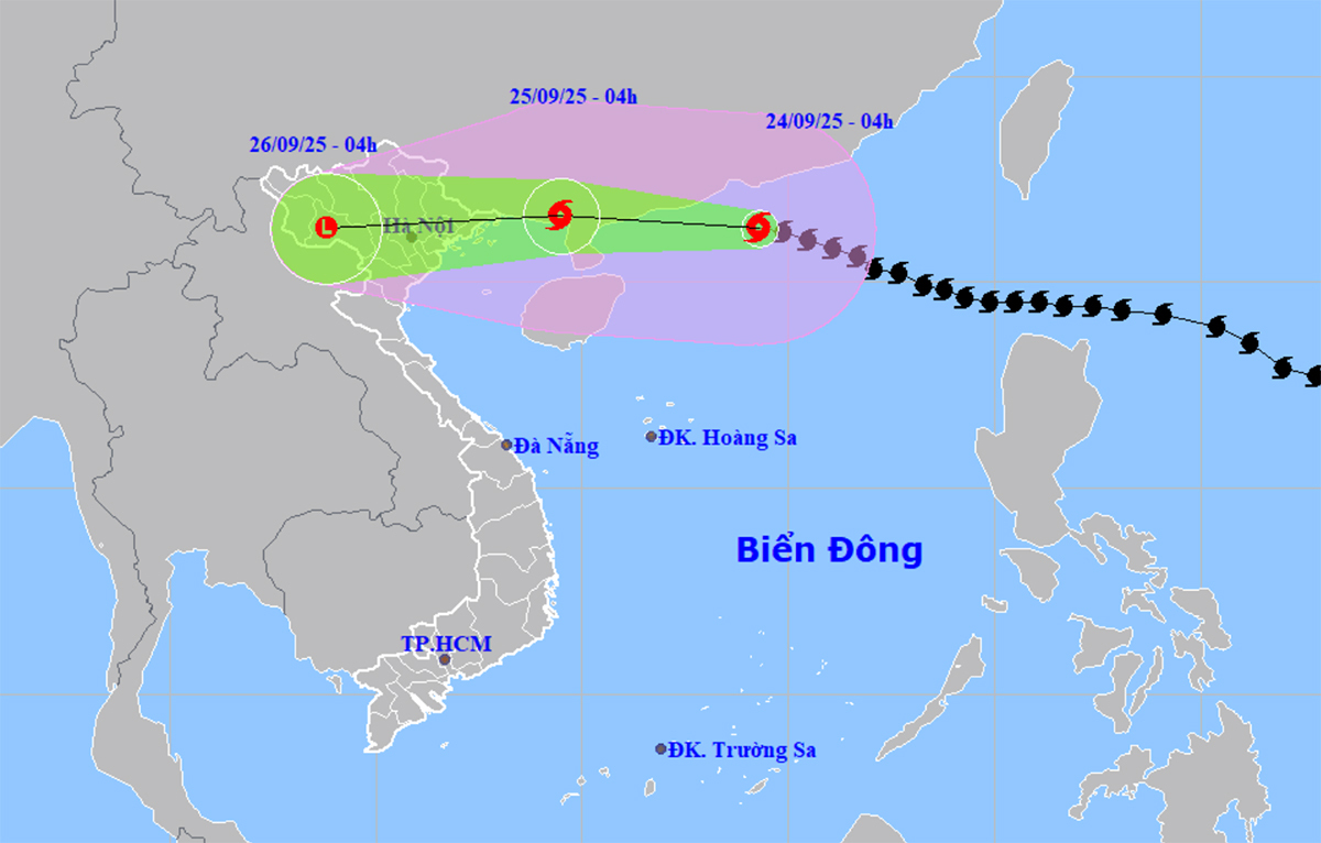 Dự báo thời tiết hôm nay